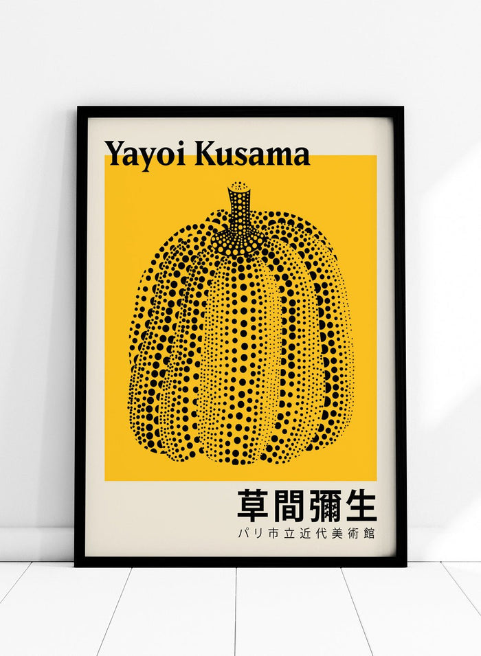 Pumpkin Forever Inspired by Yayoi Kusama Art Print_Sugar & Canvas