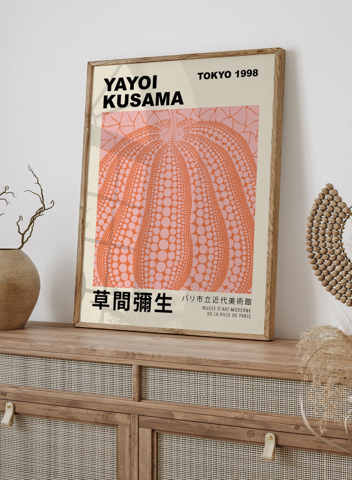 Pumpkin Forever Inspired by Yayoi Kusama Art Print