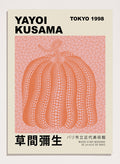 Pumpkin Forever Inspired by Yayoi Kusama Art Print