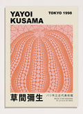 Pumpkin Forever Inspired by Yayoi Kusama Art Print