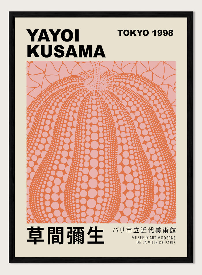 Pumpkin Forever Inspired by Yayoi Kusama Art Print