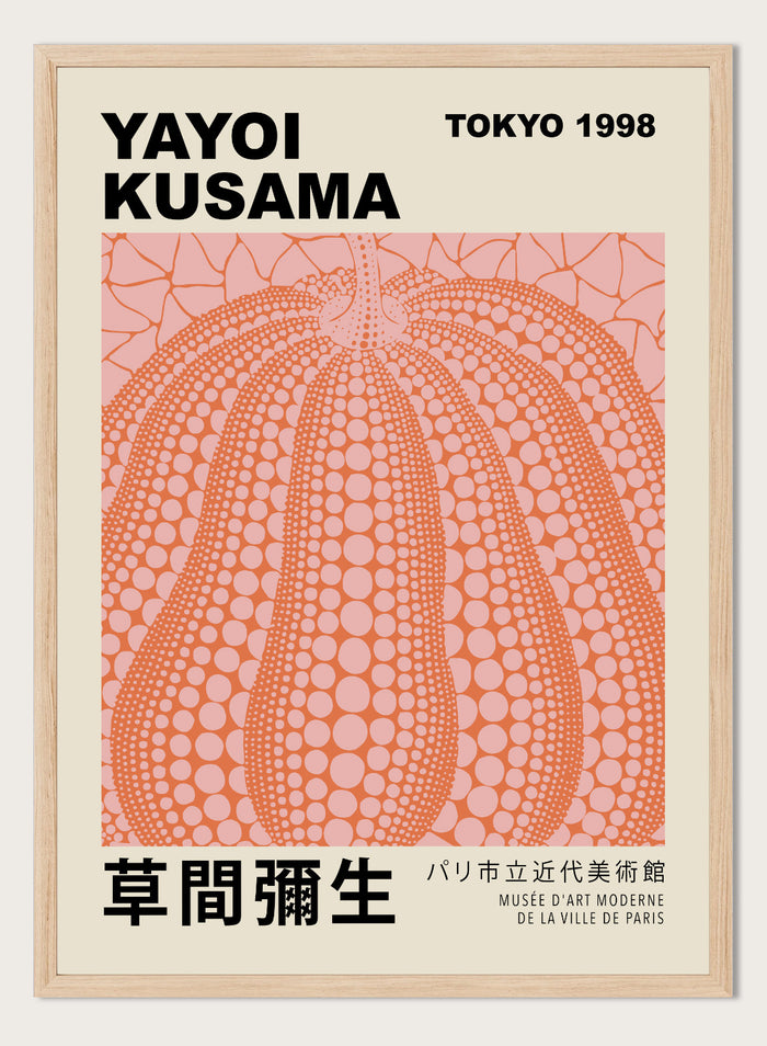 Pumpkin Forever Inspired by Yayoi Kusama Art Print