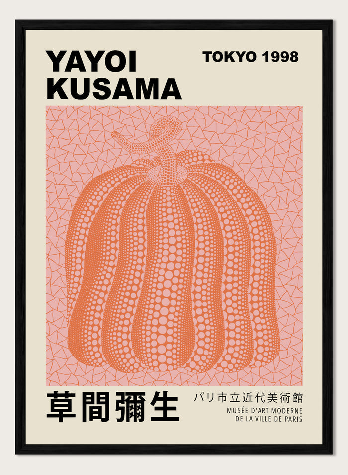 Pumpkin Forever Inspired by Yayoi Kusama Art Print