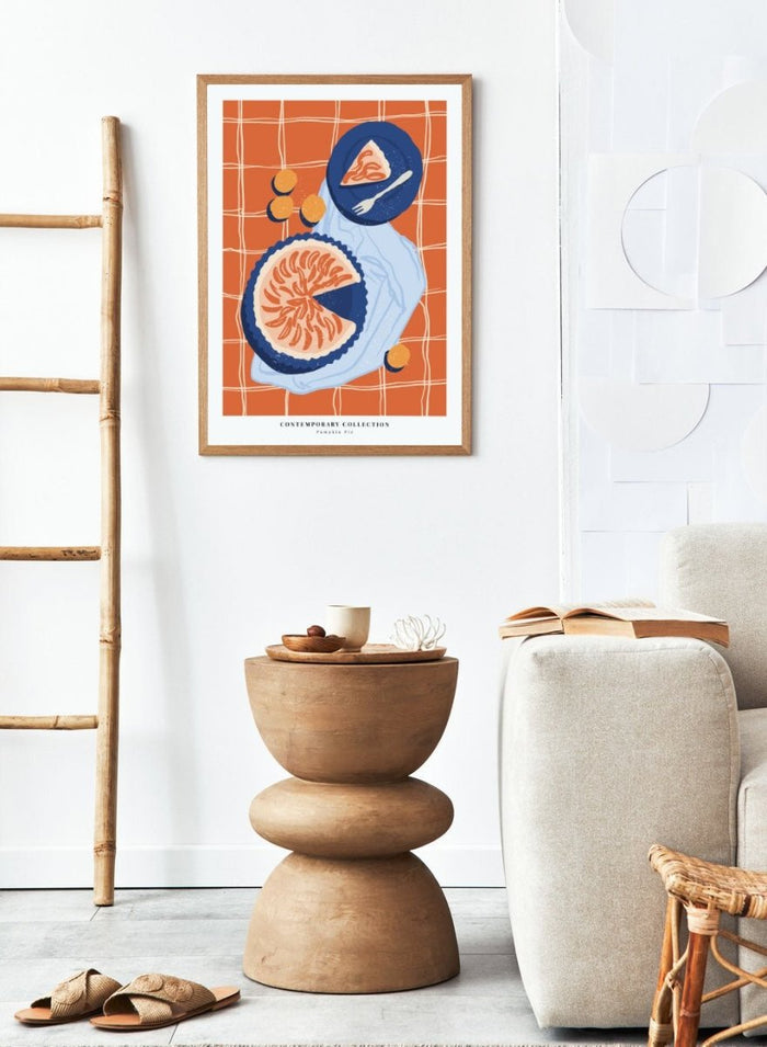 Pumpkin Pie Kitchen Illustration Art Print_Sugar & Canvas_Sugar & Canvas