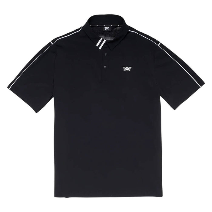 PXG Comfort Fit Fineline Golf Polo Black - 26 Men
