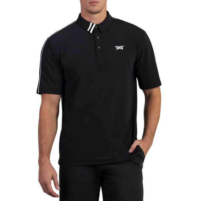 PXG Comfort Fit Fineline Golf Polo Black - 26 Men