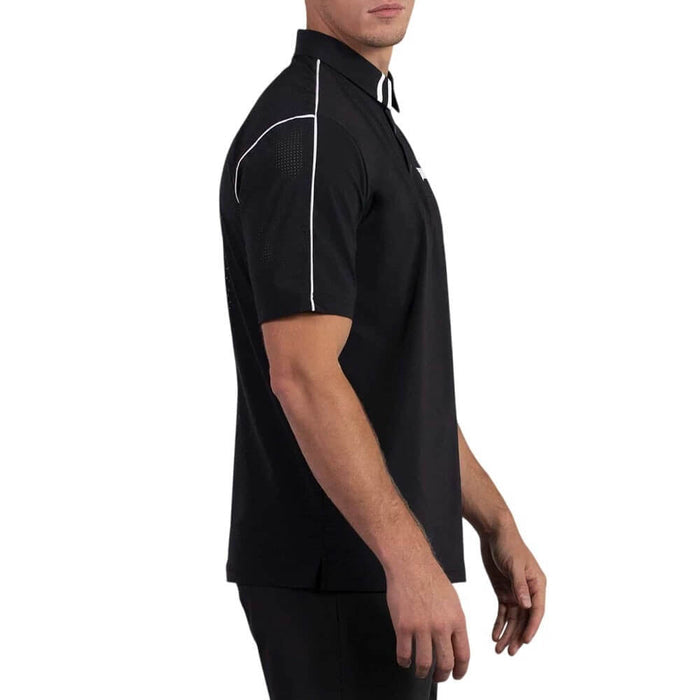 PXG Comfort Fit Fineline Golf Polo Black - 26 Men