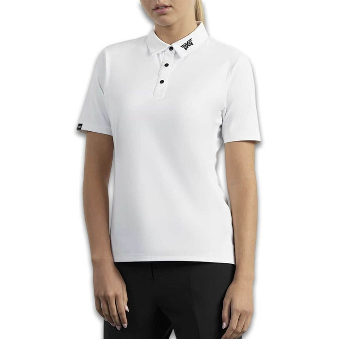 PXG RP Signature Golf Polo White - 26 Women