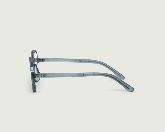 Marine::Quinn Kids Anti-Radiation Glasses round blue recycled polyester side