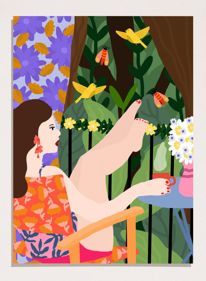 A4/8x12 inches (Framing Available) / Unframed Print Only