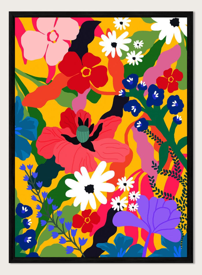 A4/8x12 inches (Framing Available) / Black Wood Frame
