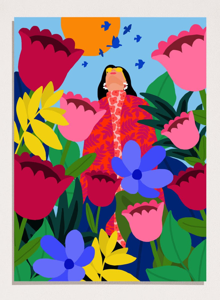 A4/8x12 inches (Framing Available) / Unframed Print Only