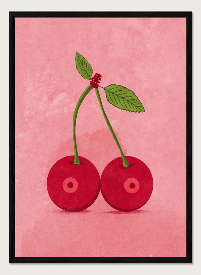 A4/8x12 inches (Framing Available) / Black Wood Frame
