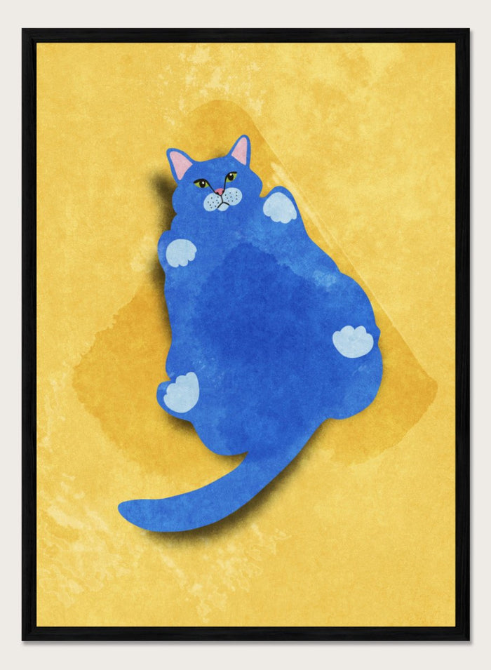 A4/8x12 inches (Framing Available) / Black Wood Frame