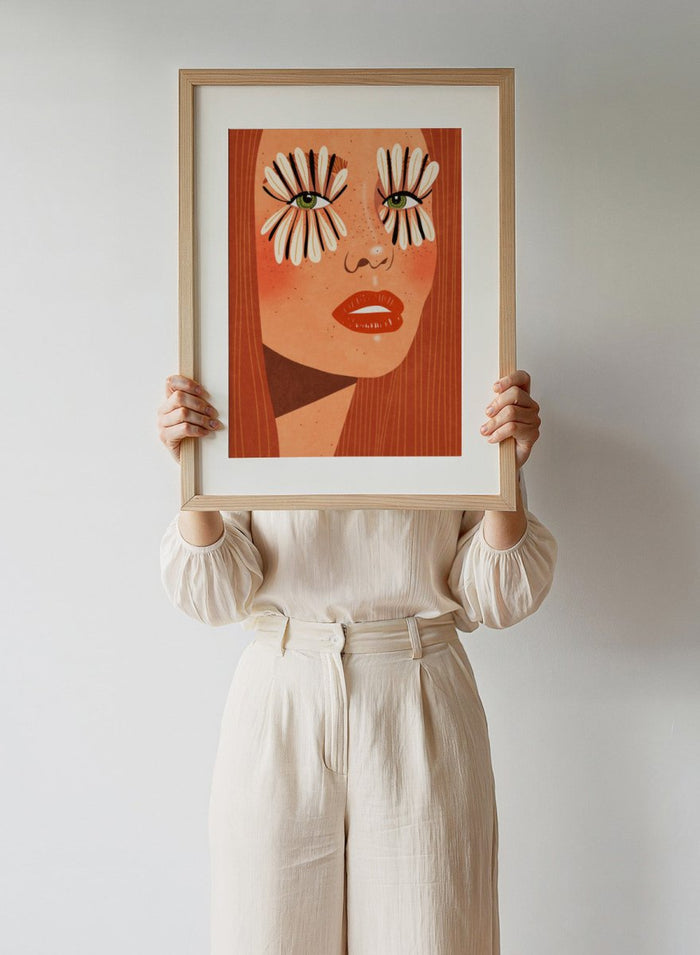 Raissa Oltmanns - Flower Eyes Art Print