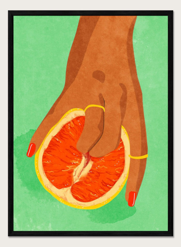 A4/8x12 inches (Framing Available) / Black Wood Frame