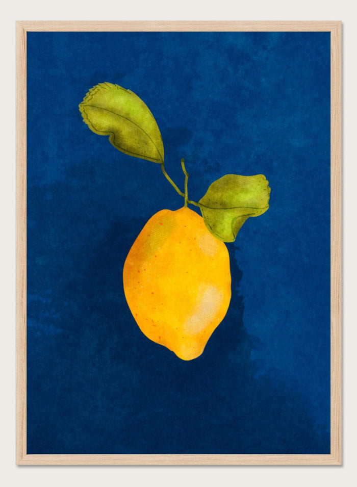 A4/8x12 inches (Framing Available) / Oak Wood Frame