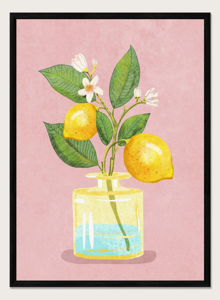 A4/8x12 inches (Framing Available) / Black Wood Frame
