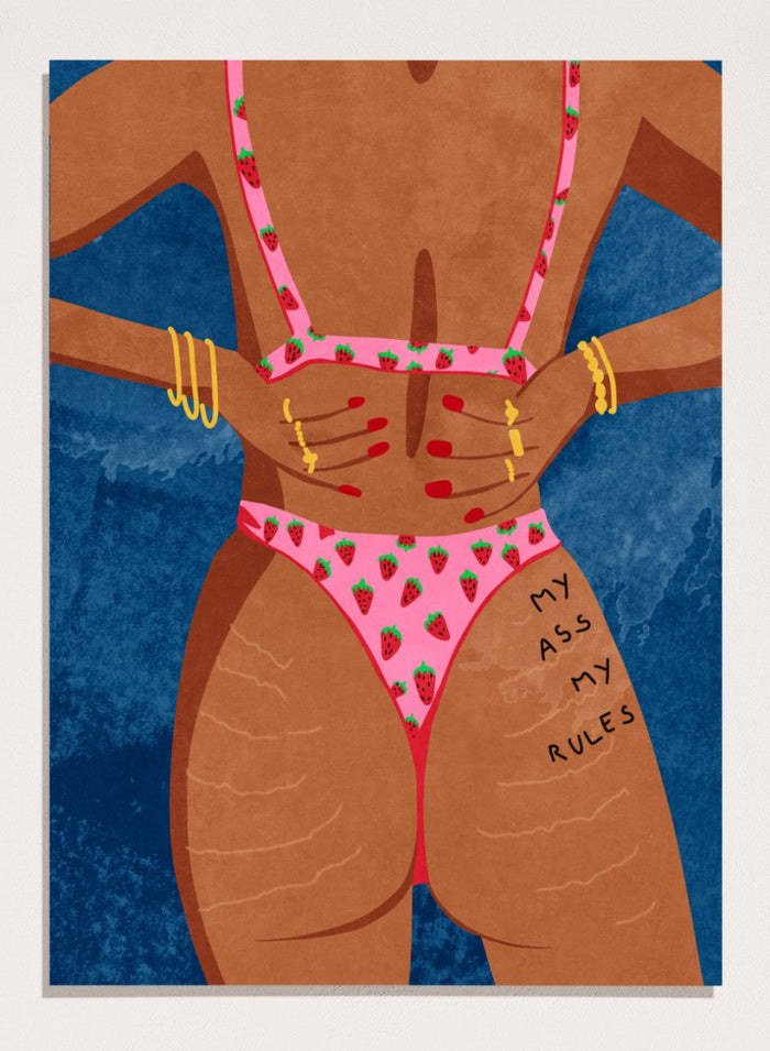 A4/8x12 inches (Framing Available) / Unframed Print Only