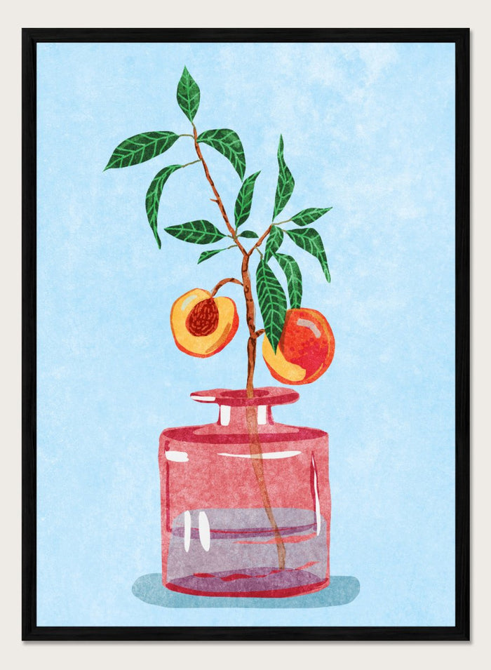 A4/8x12 inches (Framing Available) / Black Wood Frame