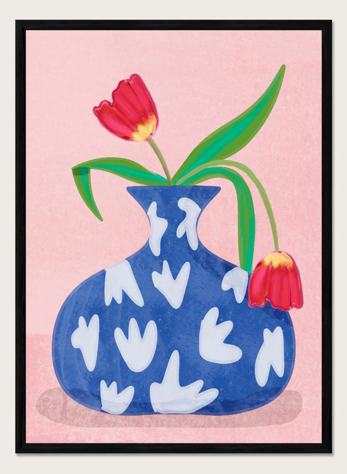 A4/8x12 inches (Framing Available) / Black Wood Frame
