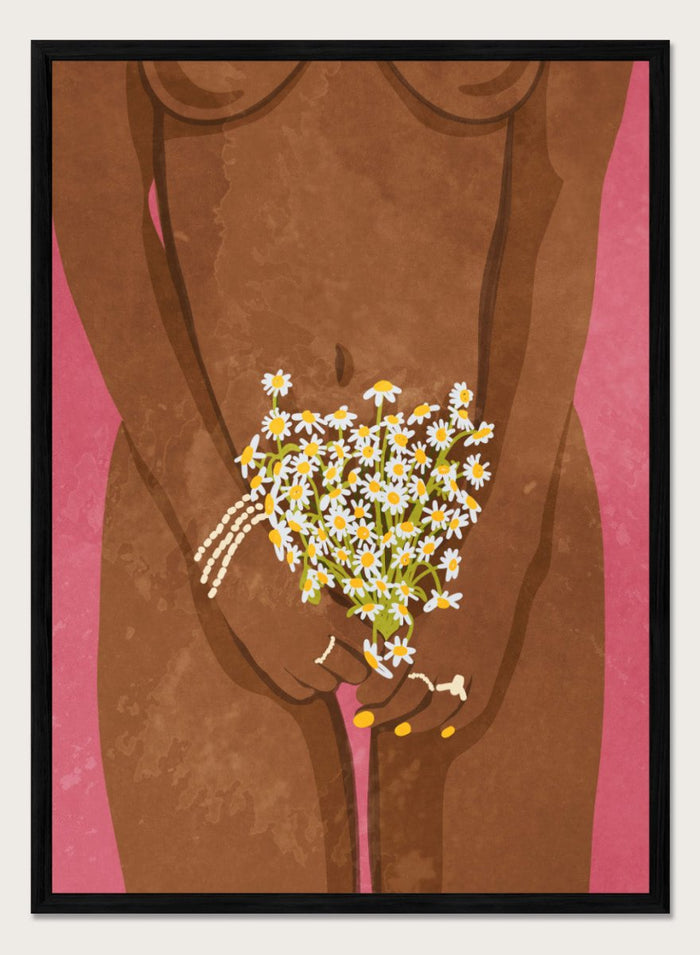 A4/8x12 inches (Framing Available) / Black Wood Frame