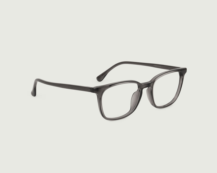 Ant::Red Eyeglasses square Black acetate front diagonal