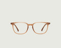 Foxtail::Red Eyeglasses square Brown acetate front