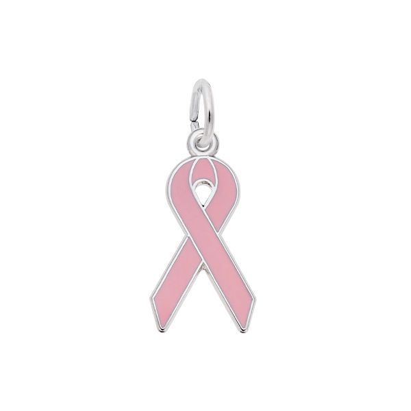 Rembrandt Breast Cancer Awareness Ribbon Charm
