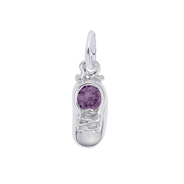 Rembrandt June Birth Month Baby Shoe Accent Charm