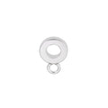Rembrandt Thin Hoop Charm Drop