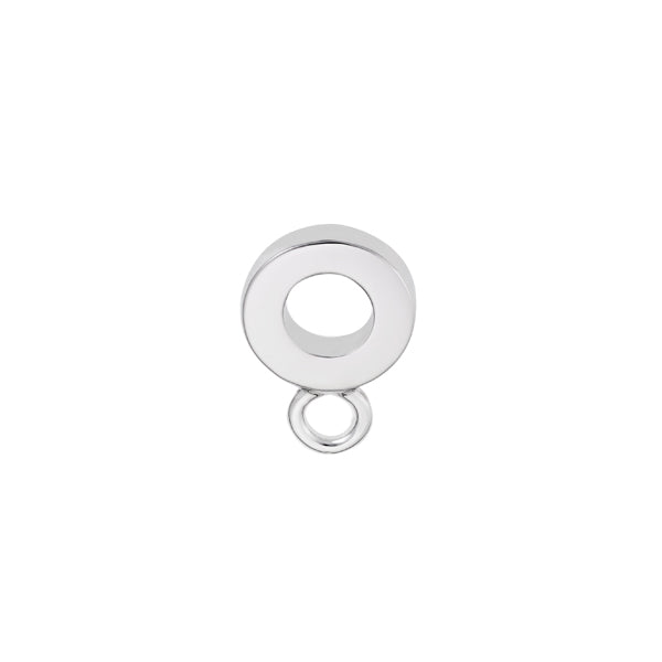 Rembrandt Thin Hoop Charm Drop