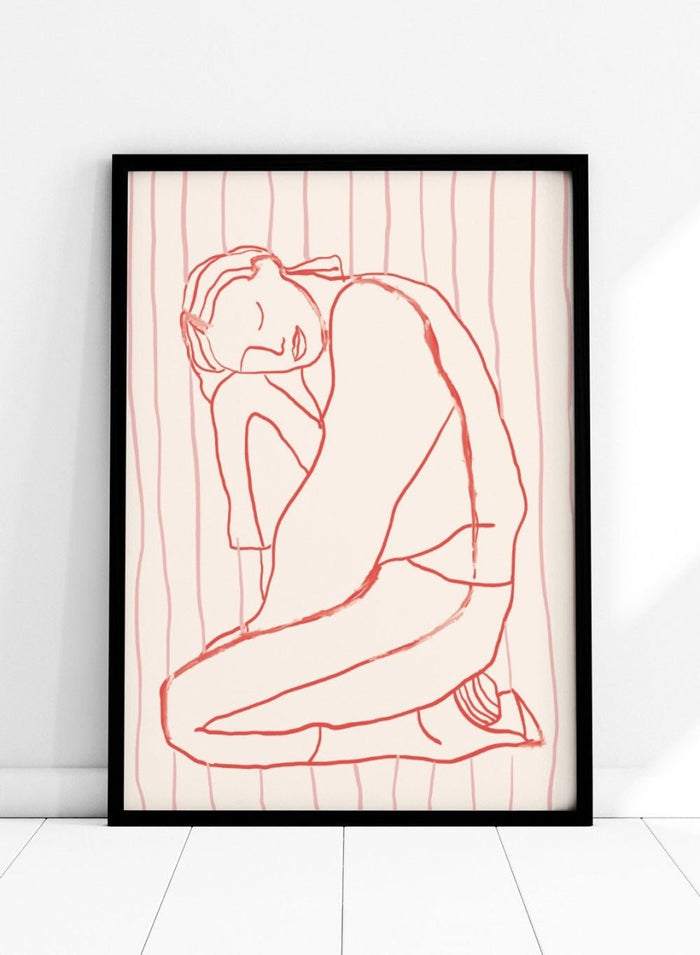 'Resting Form' Aesthetic Art Print_Sugar & Canvas_Sugar & Canvas