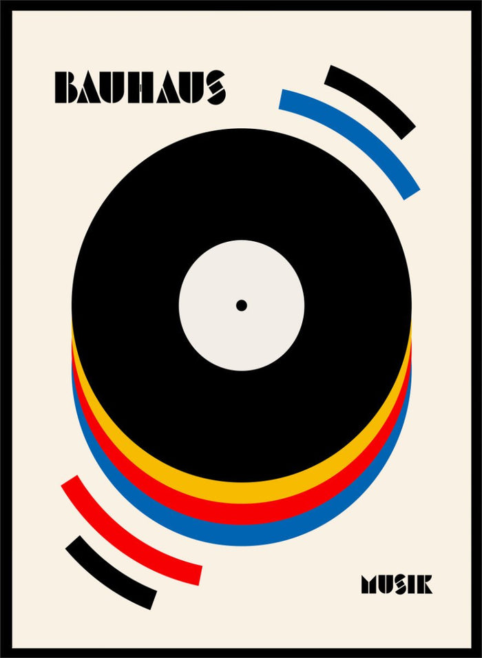 Retrodrome - Abstract Music Vinyl Art Print_Sugar & Canvas_Retrodrome