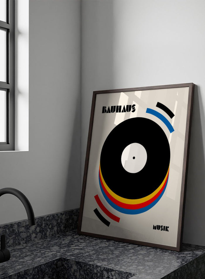 Retrodrome - Abstract Music Vinyl Art Print_Sugar & Canvas_Retrodrome