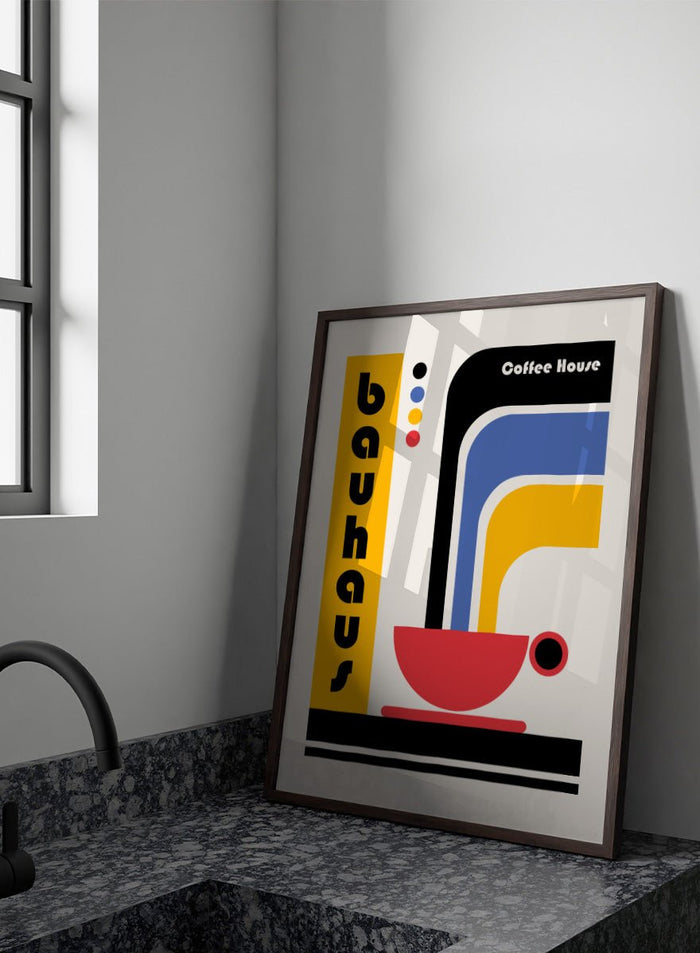 Retrodrome - Bauhaus Coffee House Art Print_Sugar & Canvas_Retrodrome