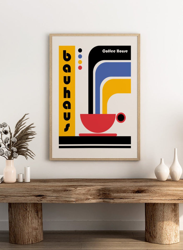 Retrodrome - Bauhaus Coffee House Art Print_Sugar & Canvas_Retrodrome