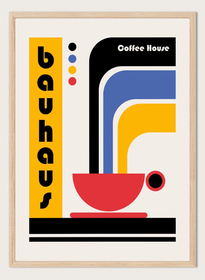 Retrodrome - Bauhaus Coffee House Art Print_Sugar & Canvas_Retrodrome