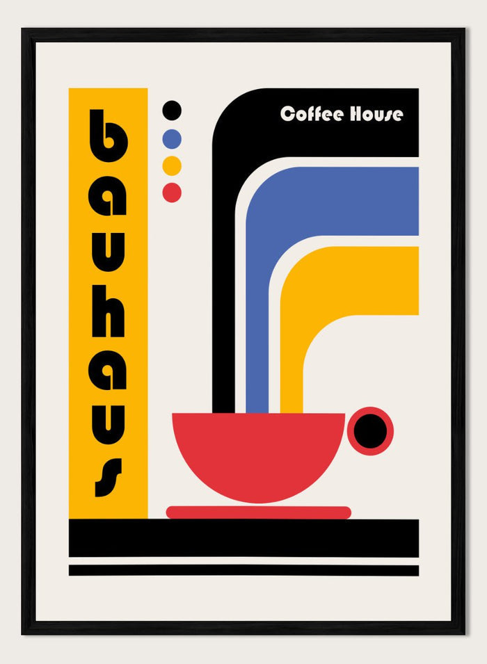 Retrodrome - Bauhaus Coffee House Art Print_Sugar & Canvas_Retrodrome