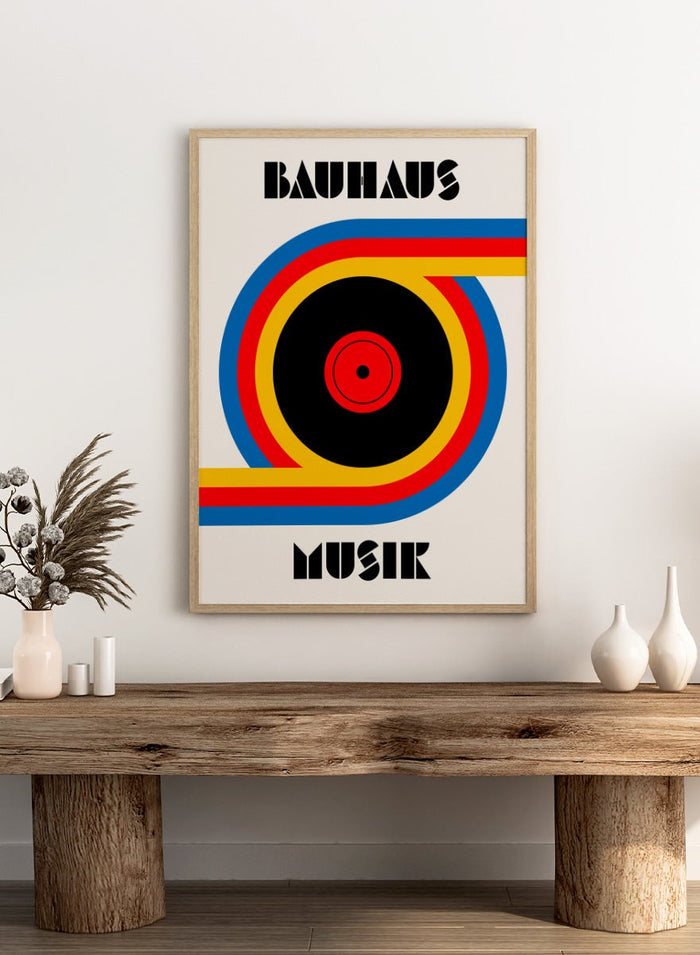 Retrodrome - Bauhaus Music Record Art Print_Sugar & Canvas_Retrodrome