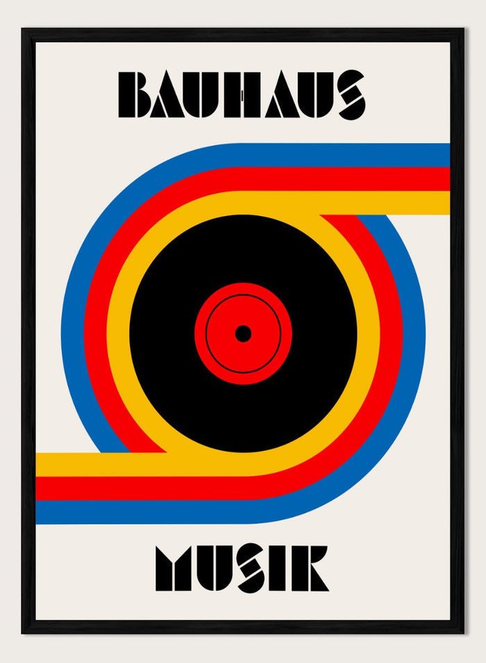 Retrodrome - Bauhaus Music Record Art Print_Sugar & Canvas_Retrodrome