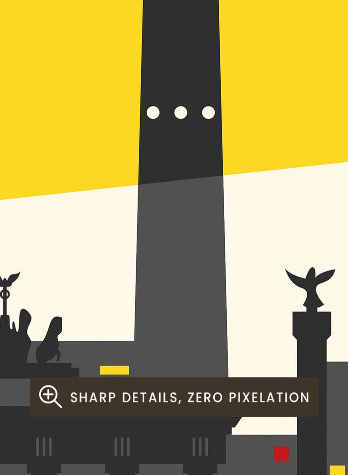 Retrodrome - Berlin 89 German Skyline Art Print_Sugar & Canvas_Retrodrome