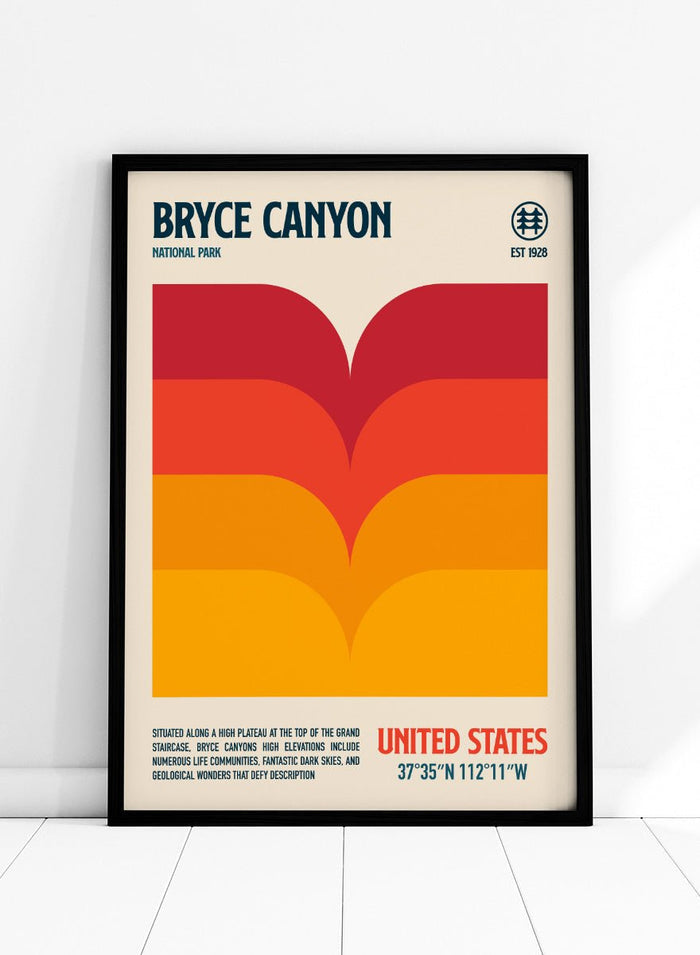 Retrodrome - Bryce Canyon Sunset Art Print_Sugar & Canvas_Retrodrome