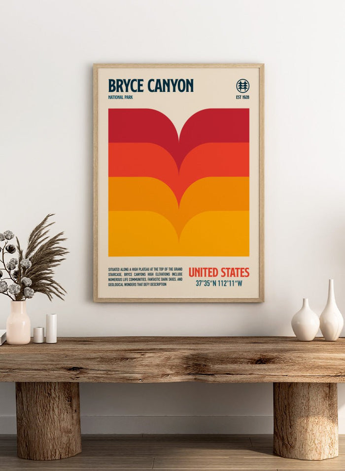 Retrodrome - Bryce Canyon Sunset Art Print_Sugar & Canvas_Retrodrome