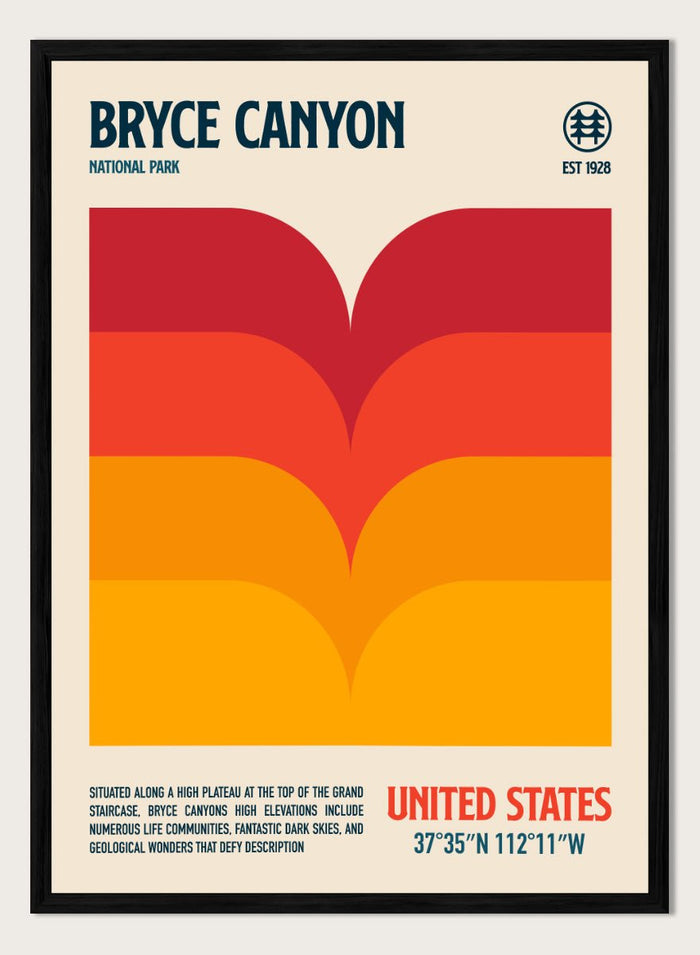 Retrodrome - Bryce Canyon Sunset Art Print_Sugar & Canvas_Retrodrome