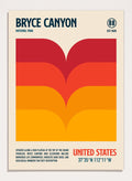Retrodrome - Bryce Canyon Sunset Art Print_Sugar & Canvas_Retrodrome