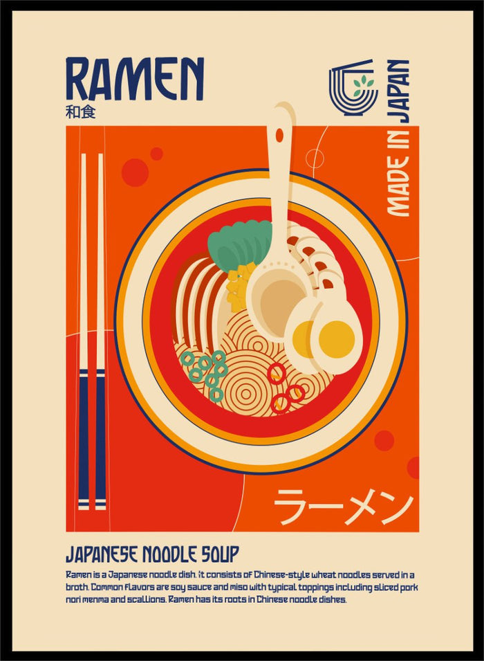 Retrodrome - Classic Japanese Ramen Art Print_Sugar & Canvas_Retrodrome