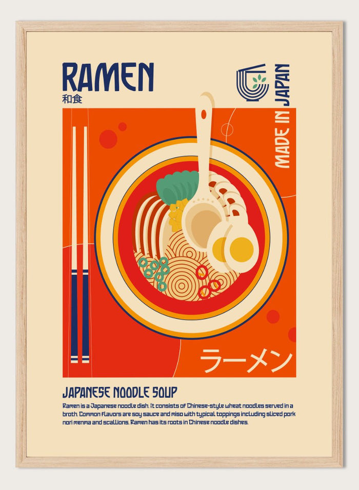 Retrodrome - Classic Japanese Ramen Art Print_Sugar & Canvas_Retrodrome