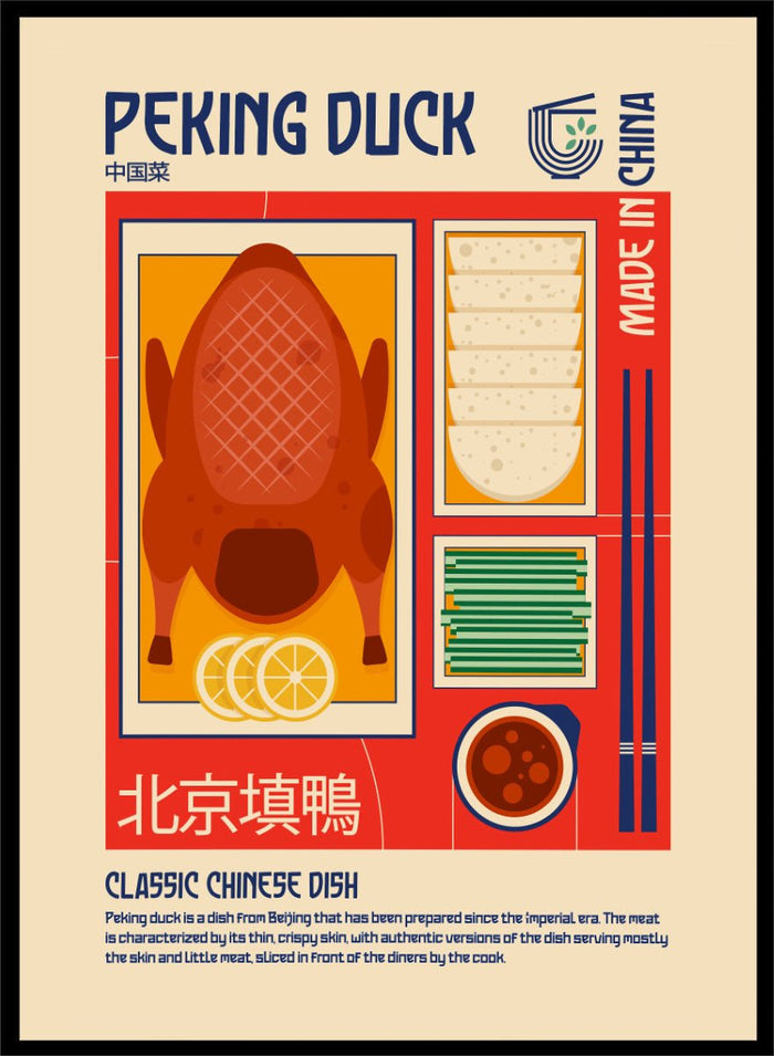 Retrodrome - Classic Peking Duck Art Print_Sugar & Canvas_Retrodrome