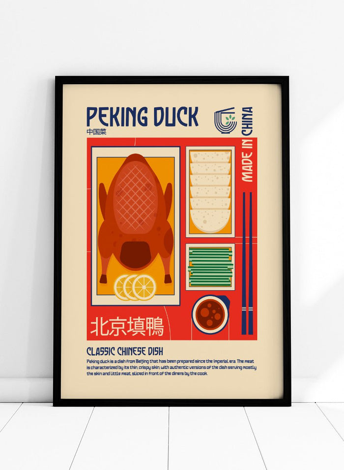 Retrodrome - Classic Peking Duck Art Print_Sugar & Canvas_Retrodrome